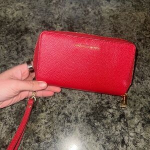 Michael Kors Scarlet Wristlet Wallet